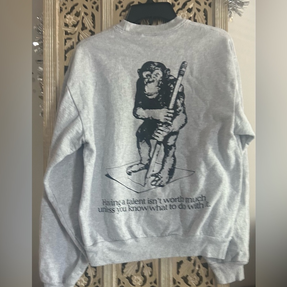 School of Visual Art SVA Sweatshirt Crewneck Follow Your Bliss Grey sold out